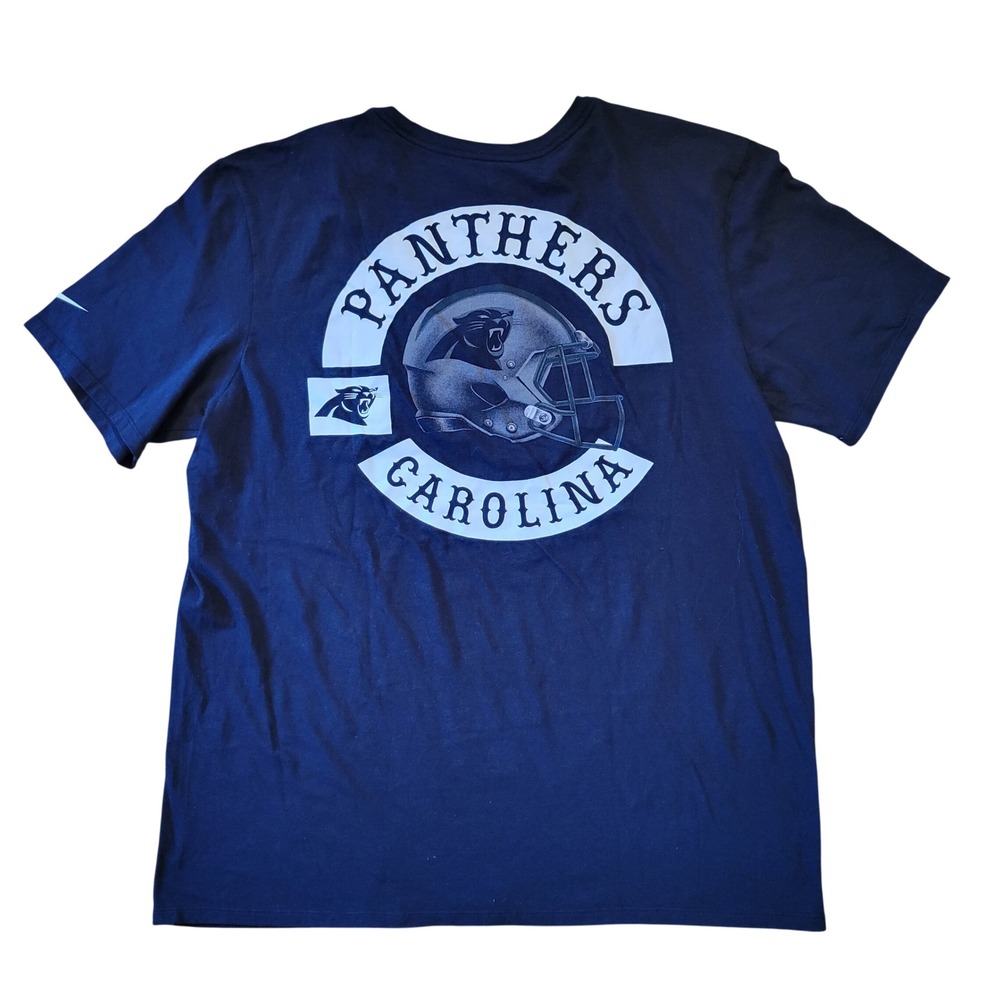 Nike Carolina Panthers NFL Team Apparel Athletic Cut XLT Shirt Football Swoosh